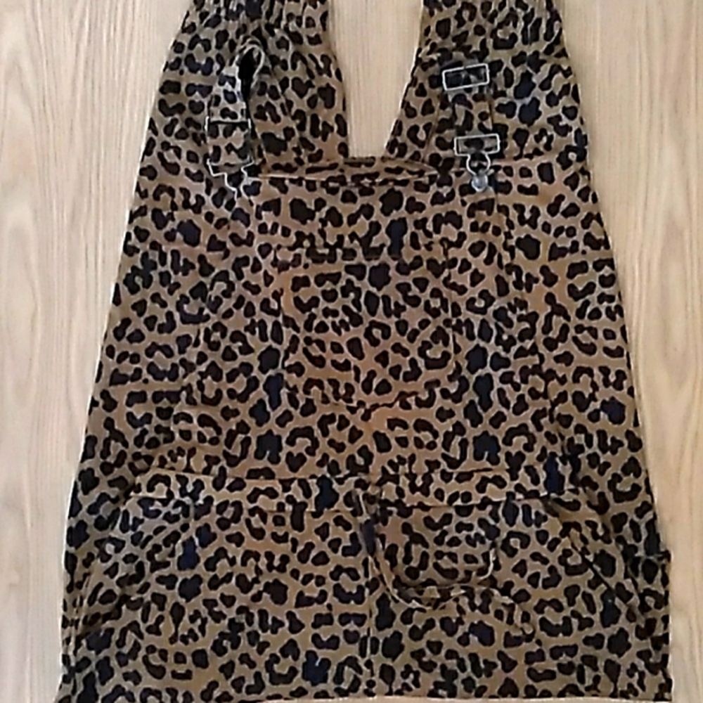 NOBO- Leapord Print Overalls